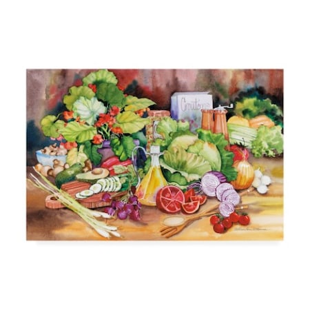 Kathleen Parr Mckenna 'Garden Salad' Canvas Art,16x24